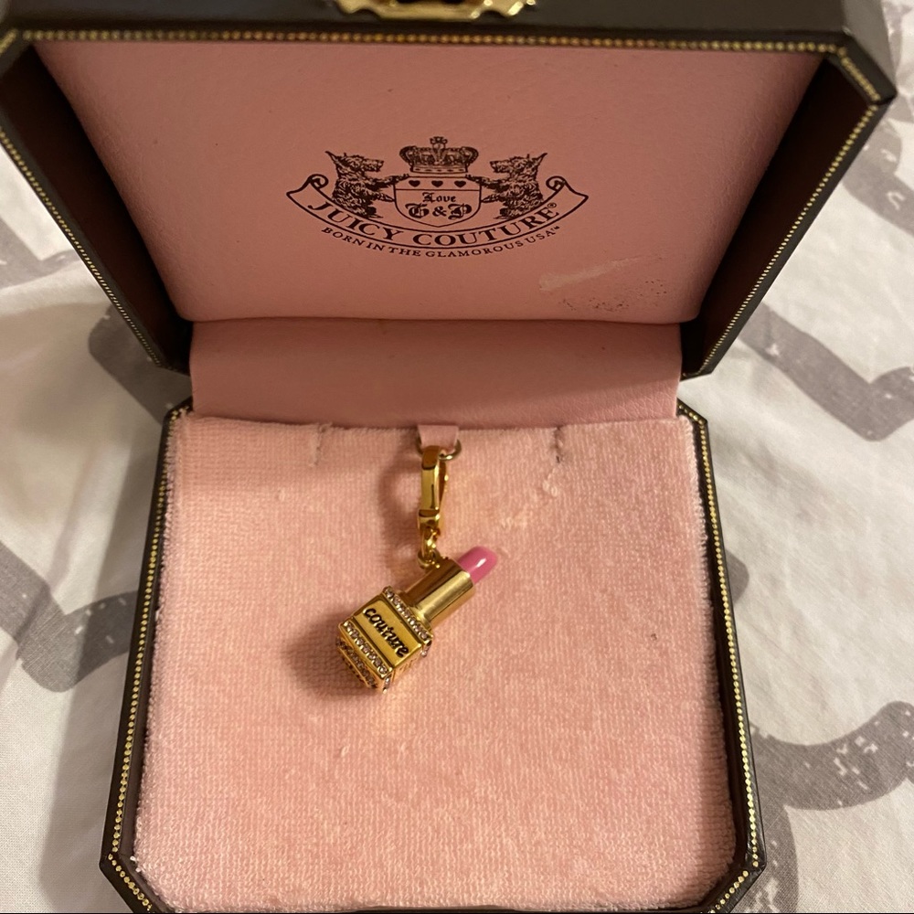 Juicy Couture mini lipstick charm